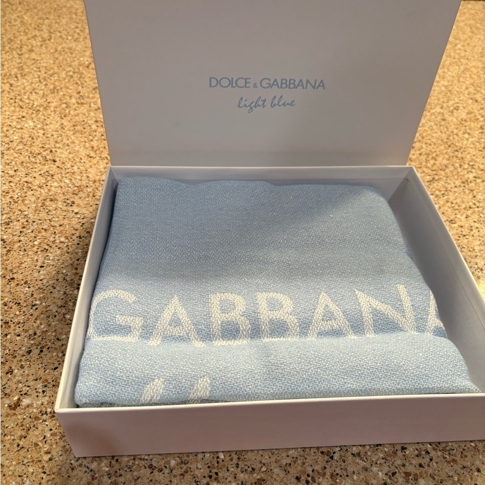 Dolce & Gabbana Sky Blue Towel